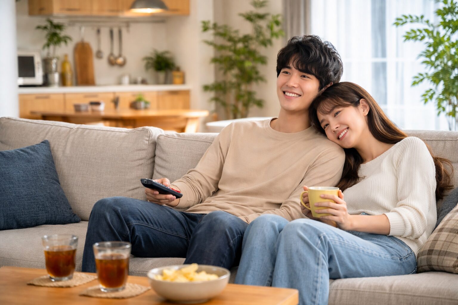 長岡　アパート　2人暮らし